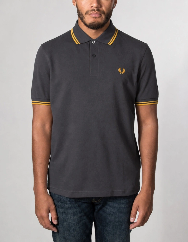 Regular Fit Twin Tipped Fred Perry Polo Shirt
