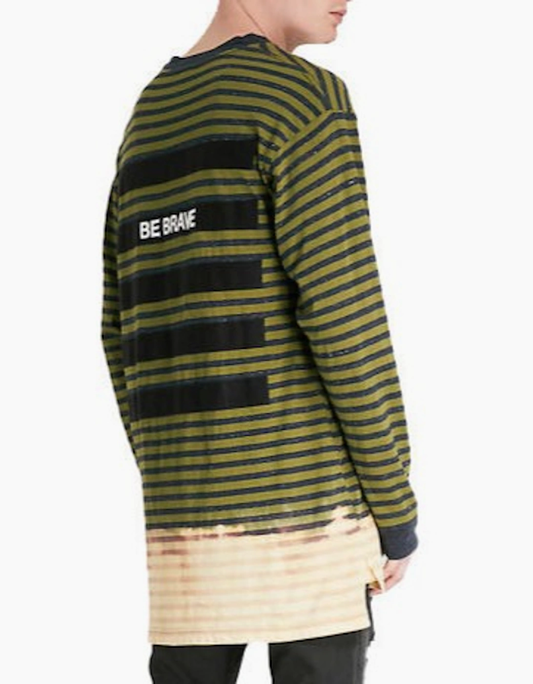 DIESEL T HALO Mens T Shirt Crew Neck Casual Cotton Long Sleeve Summer Tees, 4 of 3