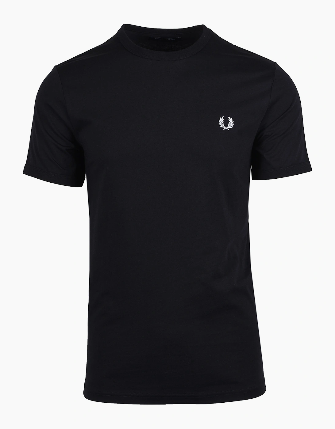 Fred Perry Ringer T-shirt Black, 5 of 4