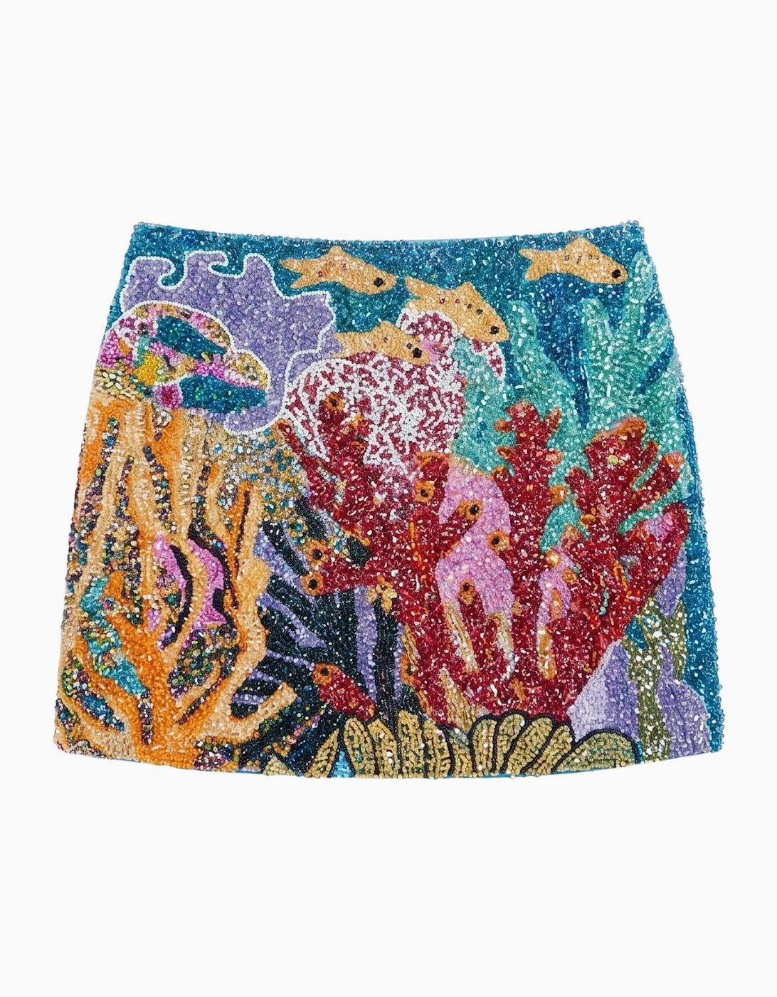 Coastal Blue Coral Co-ord Skirt