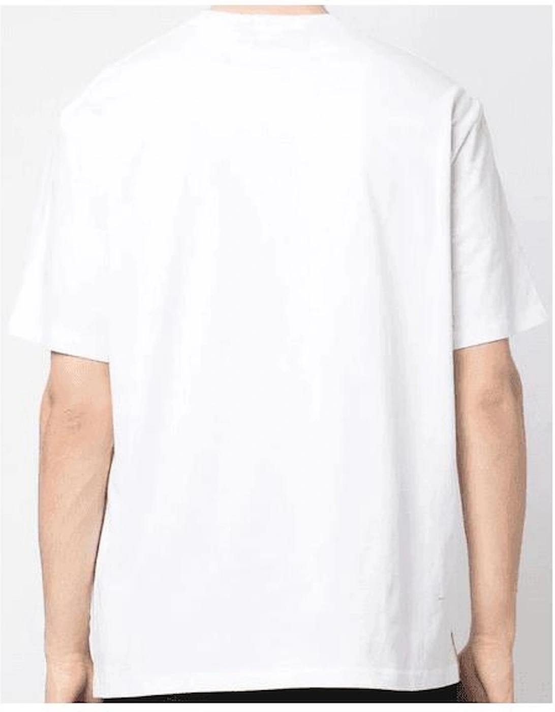 Foulard Cotton Leopard Graphic White T-Shirt