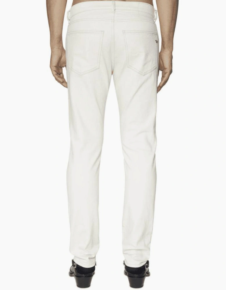 2019 D-Strukt Slim Fit Cream Jeans