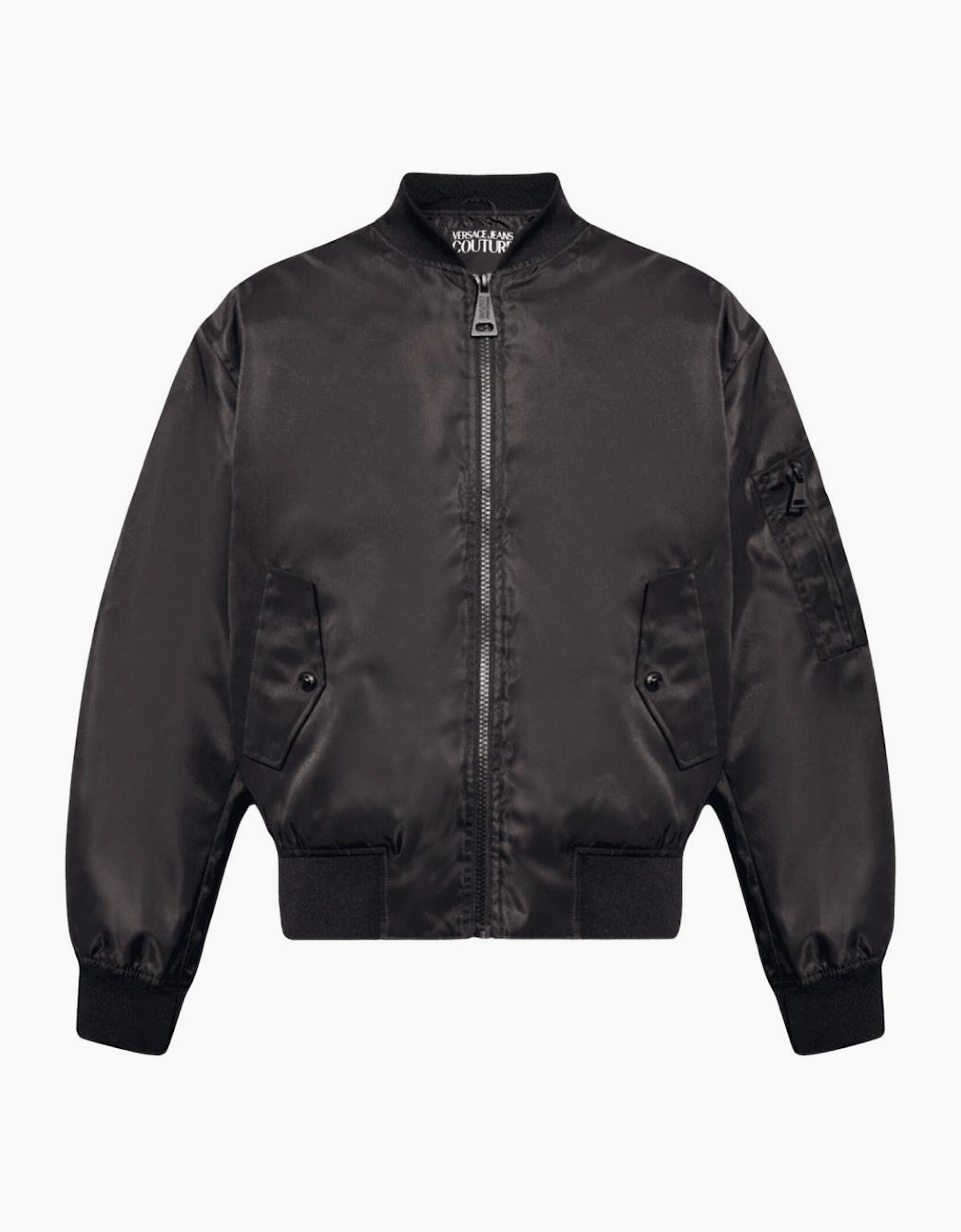 Baroque Logo Black/White Bomber Jacket