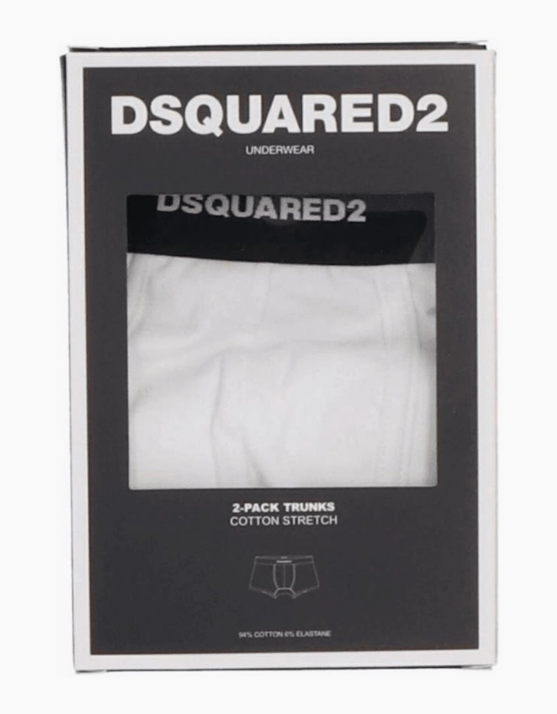Cotton 2Pack Black/White Boxers