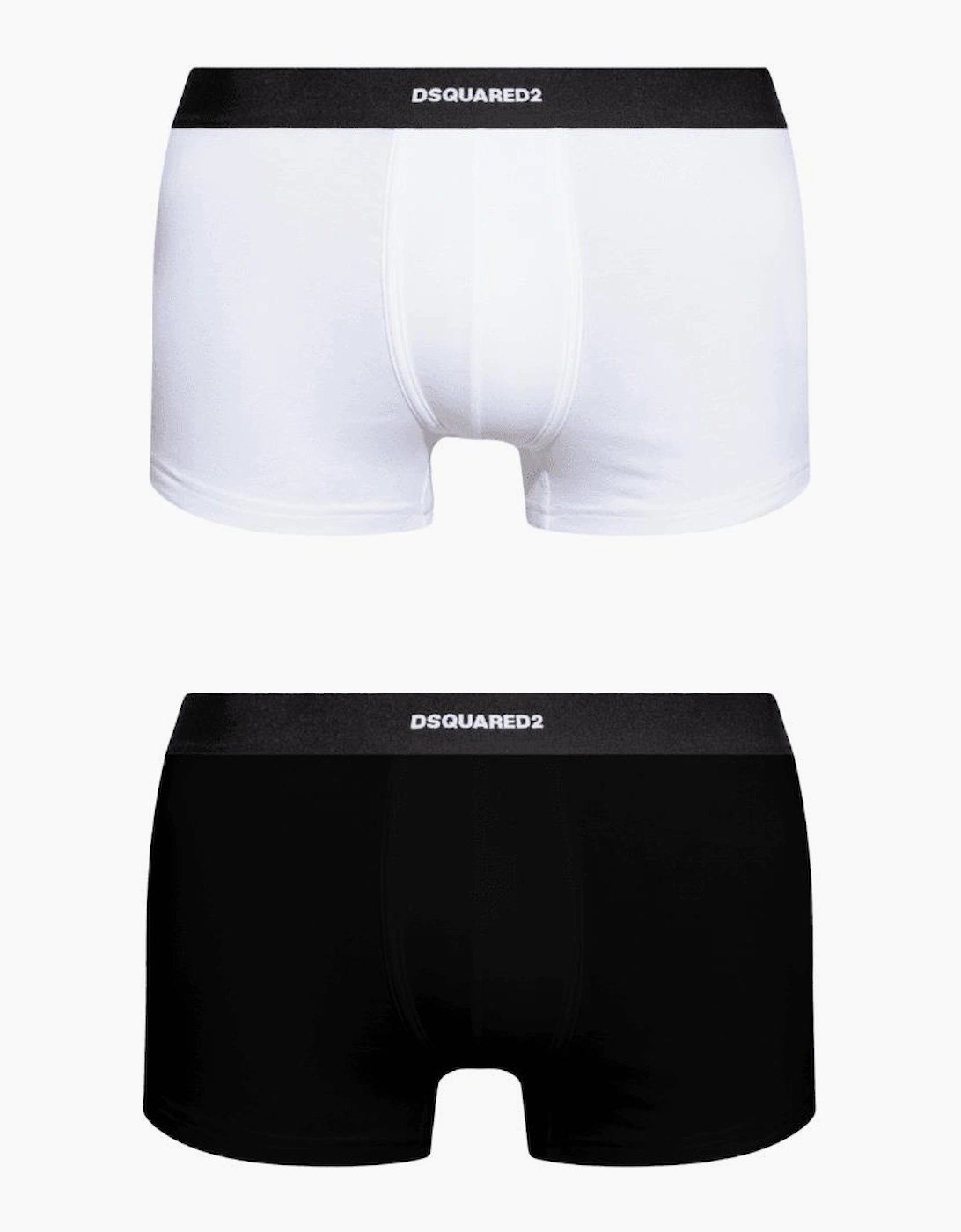 Cotton 2Pack Black/White Boxers