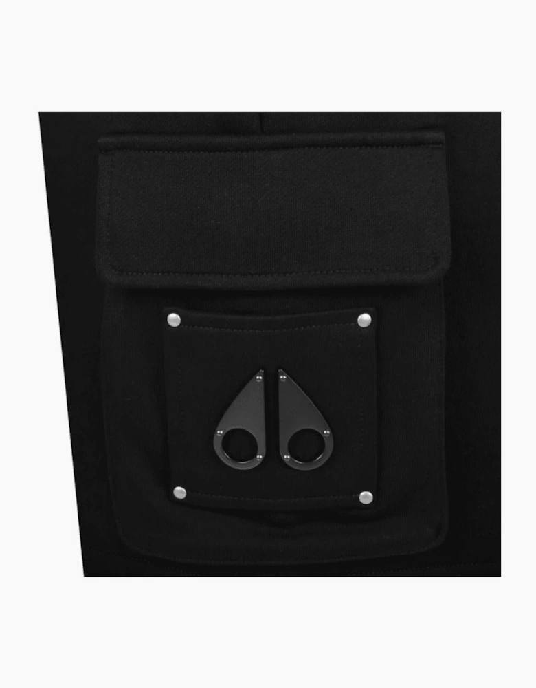 Cotton Hartsfield Black Cargo Shorts