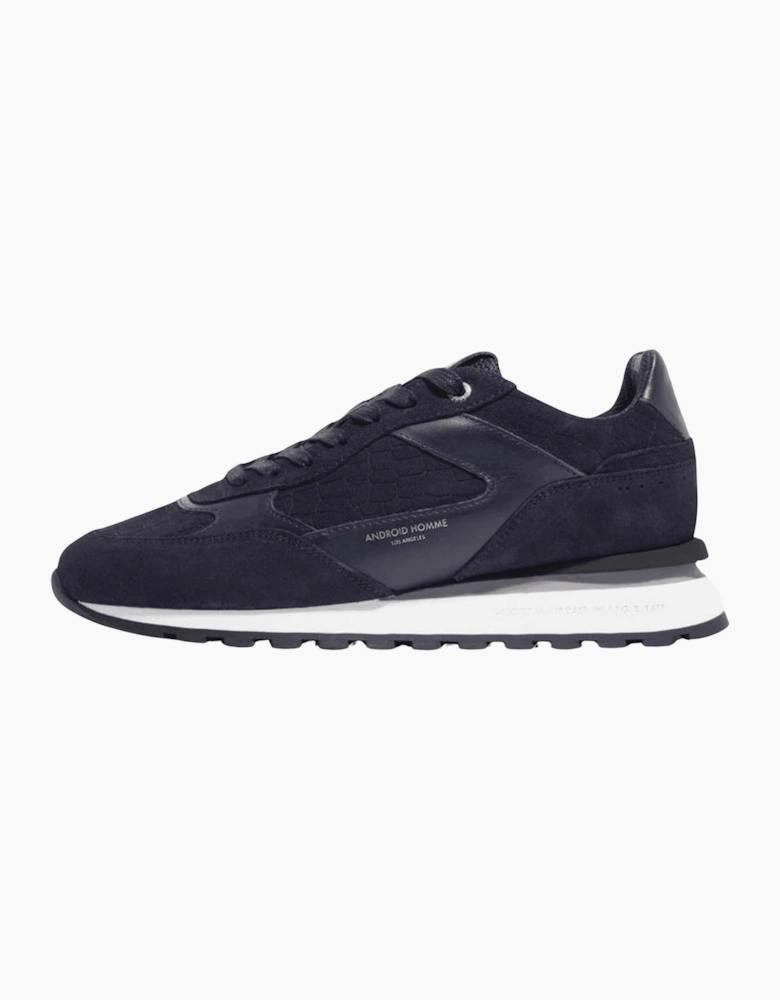 Lechuza Navy Suede Racer Sneaker