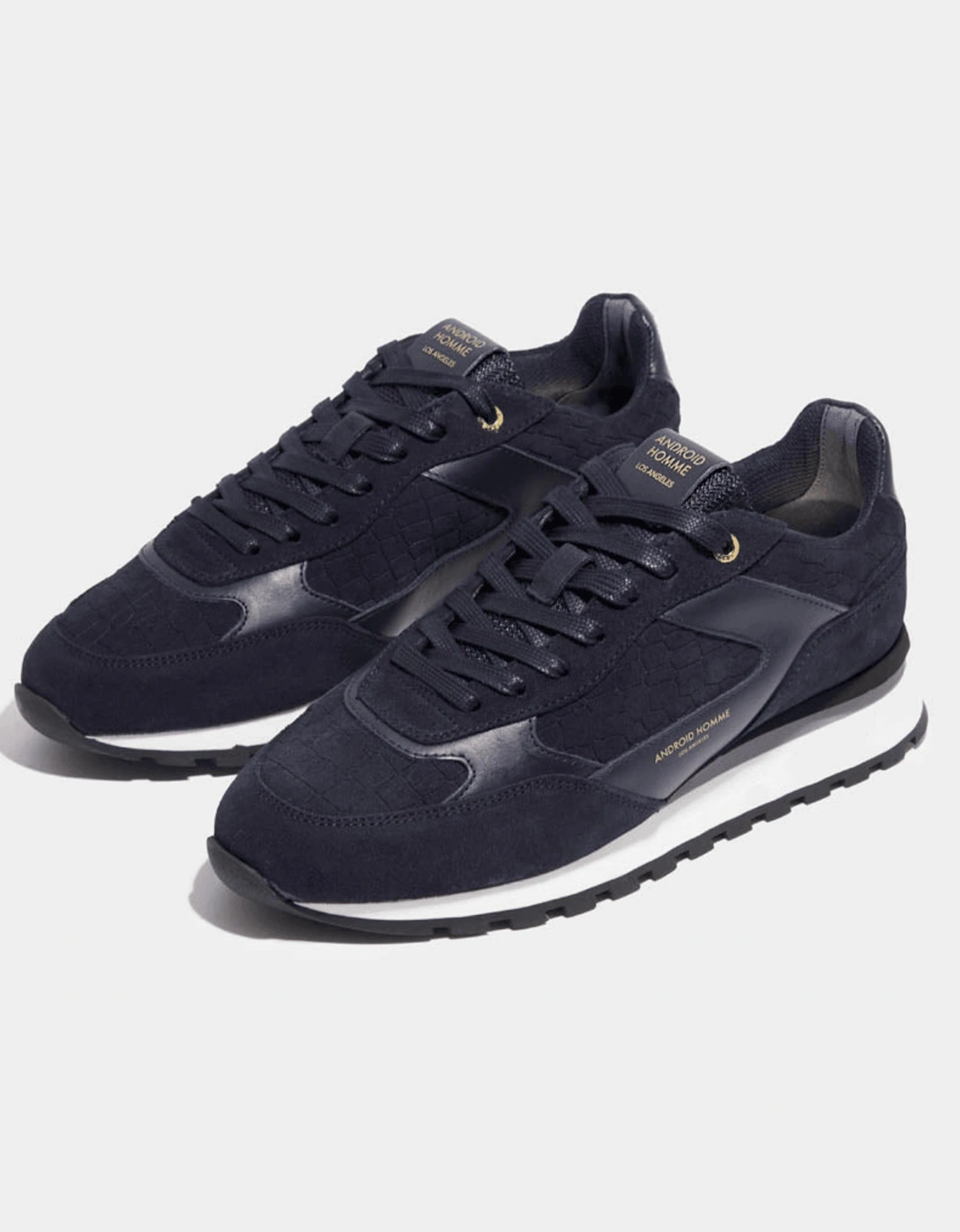 Lechuza Navy Suede Racer Sneaker