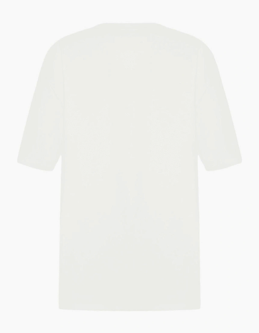 Signature Logo Loose Fit White T-Shirt