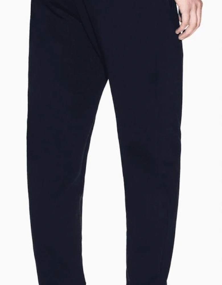 Cotton Tonal Logo Navy Zip Hooded Tracksuit