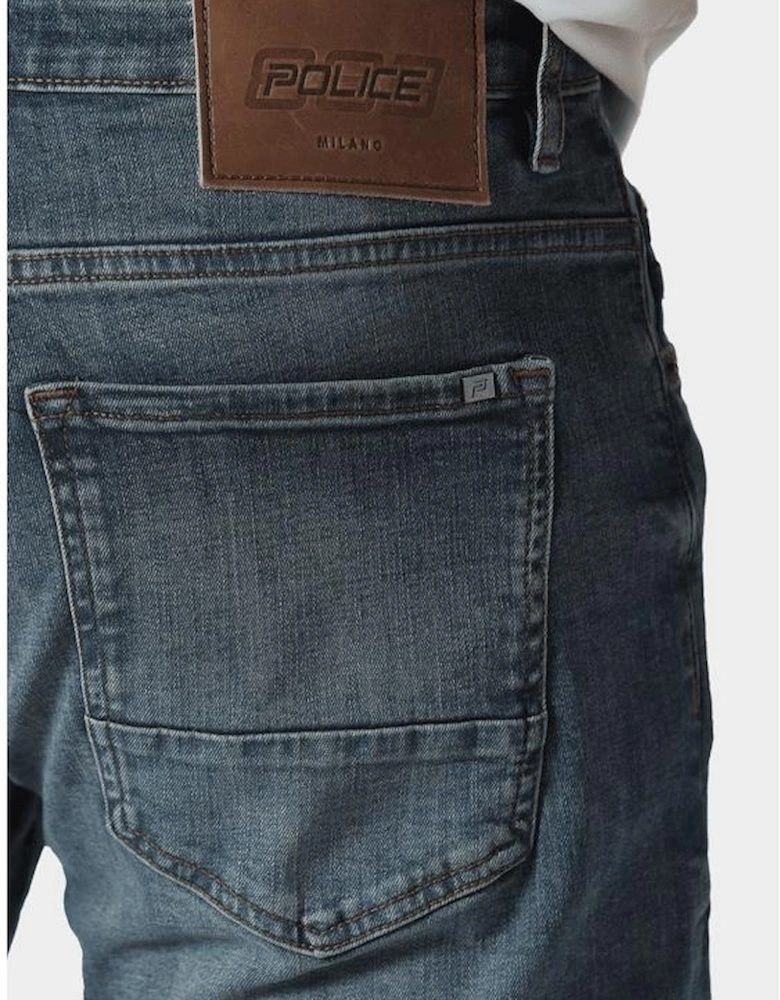 TODD 949 Regular Fit Mid Blue Jeans