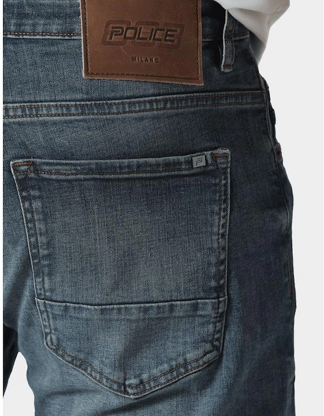 TODD 949 Regular Fit Mid Blue Jeans