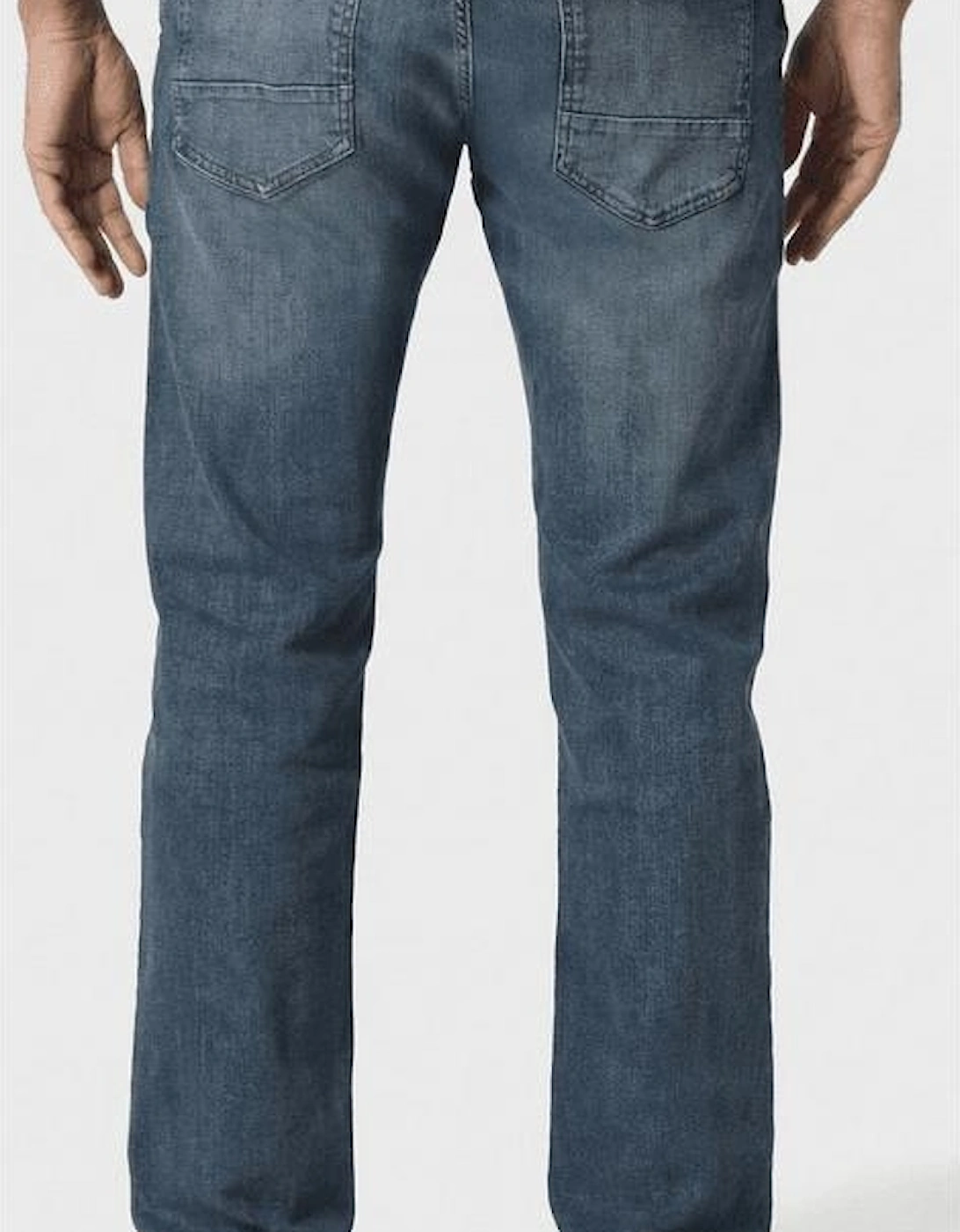 TODD 949 Regular Fit Mid Blue Jeans