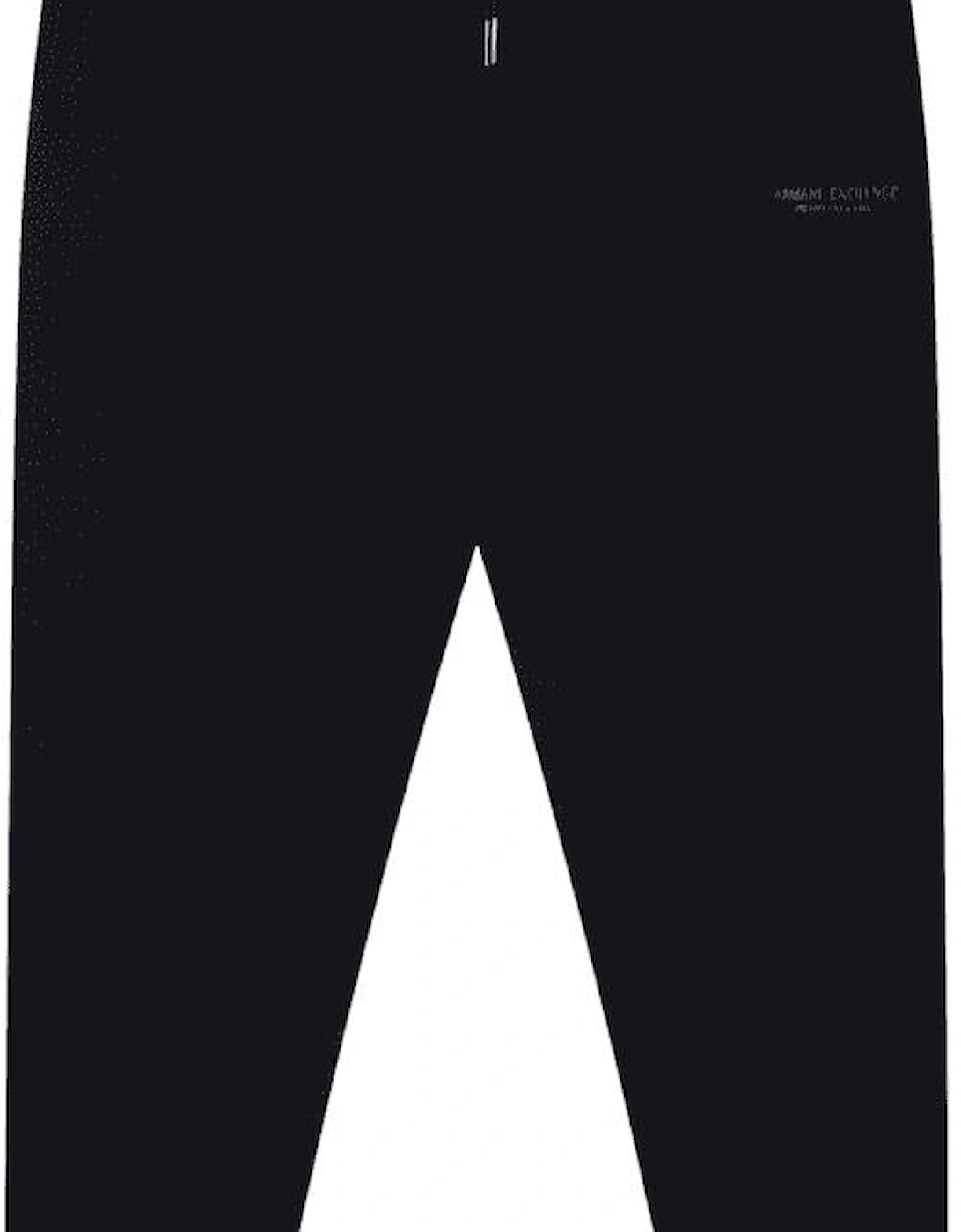 Cotton Tonal Logo Black Zip Hooded Tracksuit