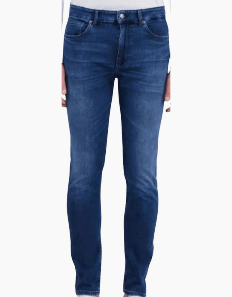 Delano Cashmere Slim Fit Navy Jeans