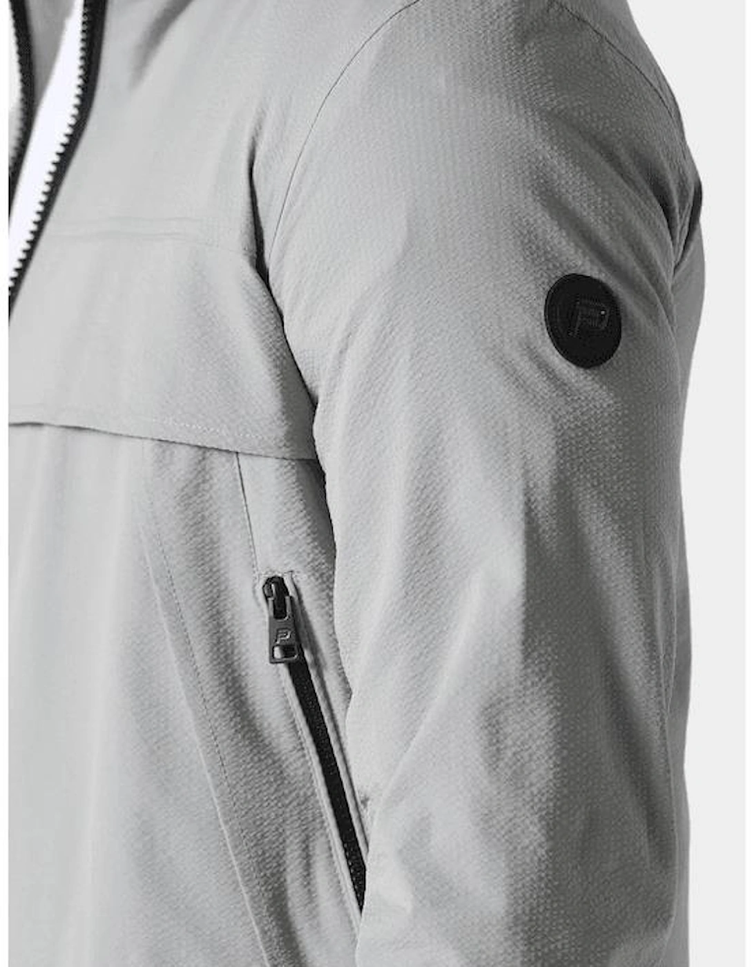 Brun Seersucker Textured Cool Grey Jacket