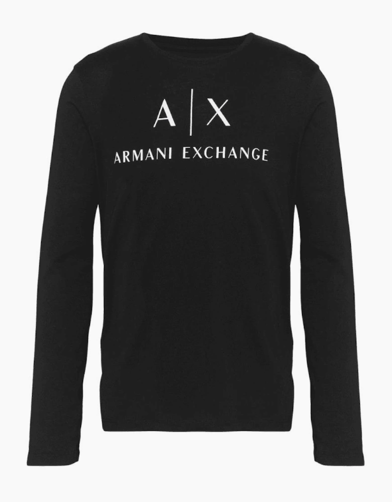 Graphic Logo Black Long Sleeve T-Shirt