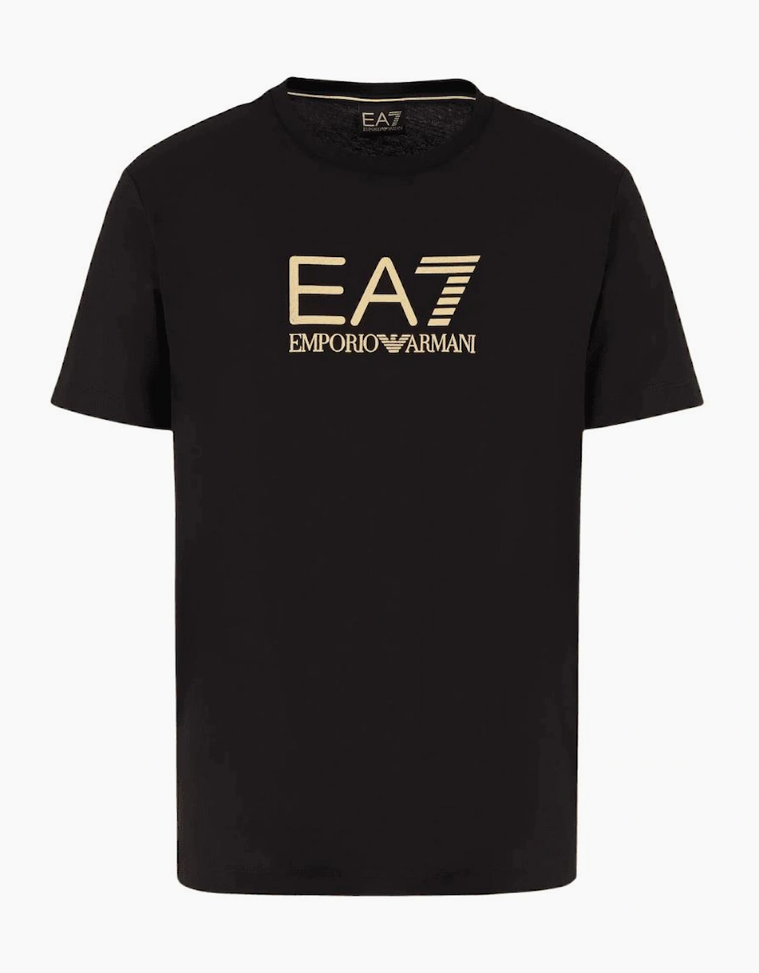 Gold Graphic Logo Black T-Shirt