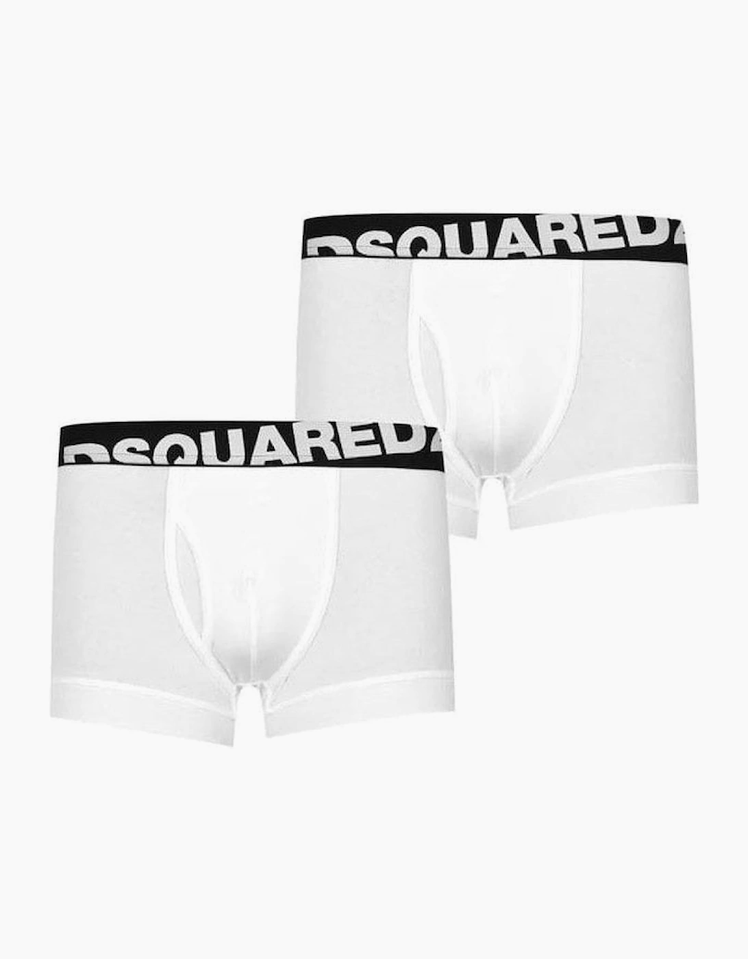 Cotton 2Pack White/Black Boxers