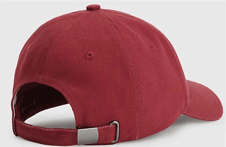 Embroidered Logo Burgundy Cap