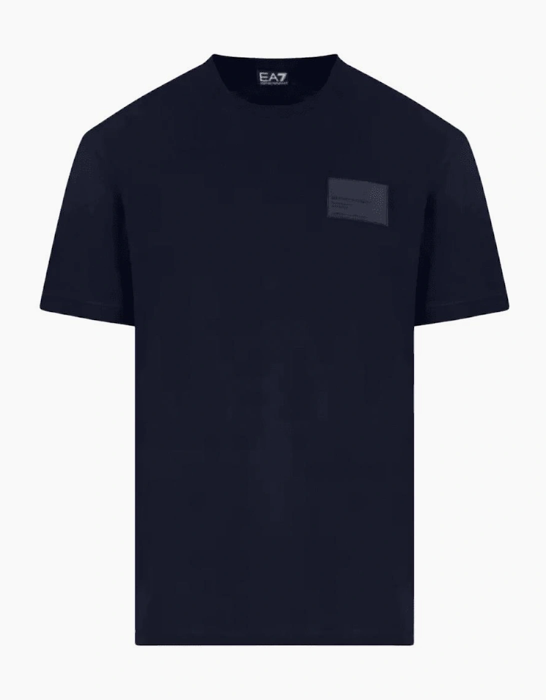 Rubber Stamp Logo Navy Regular Fit T-Shirt