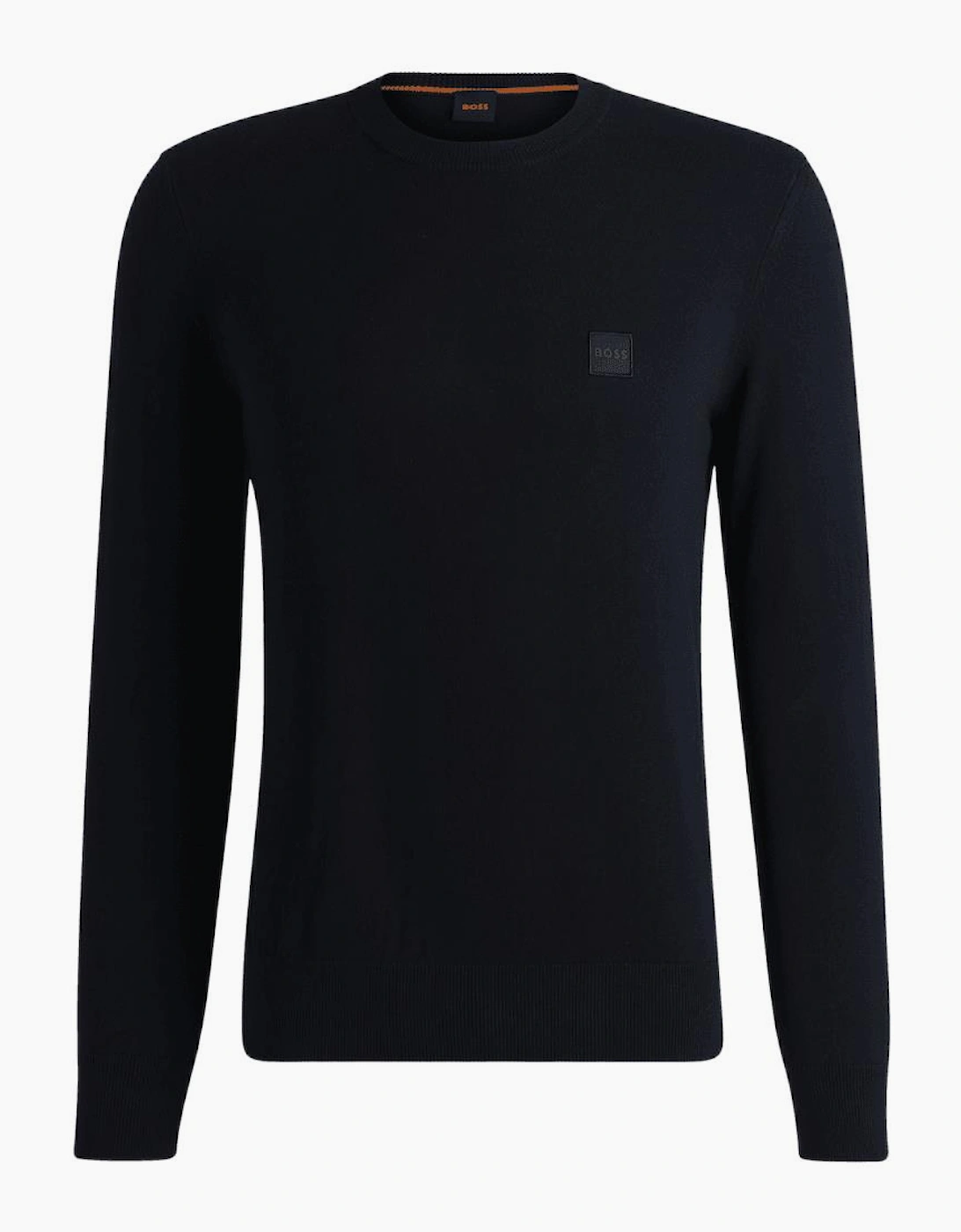 Kanovano Cashmere-Cotton Crew Neck Navy Jumper