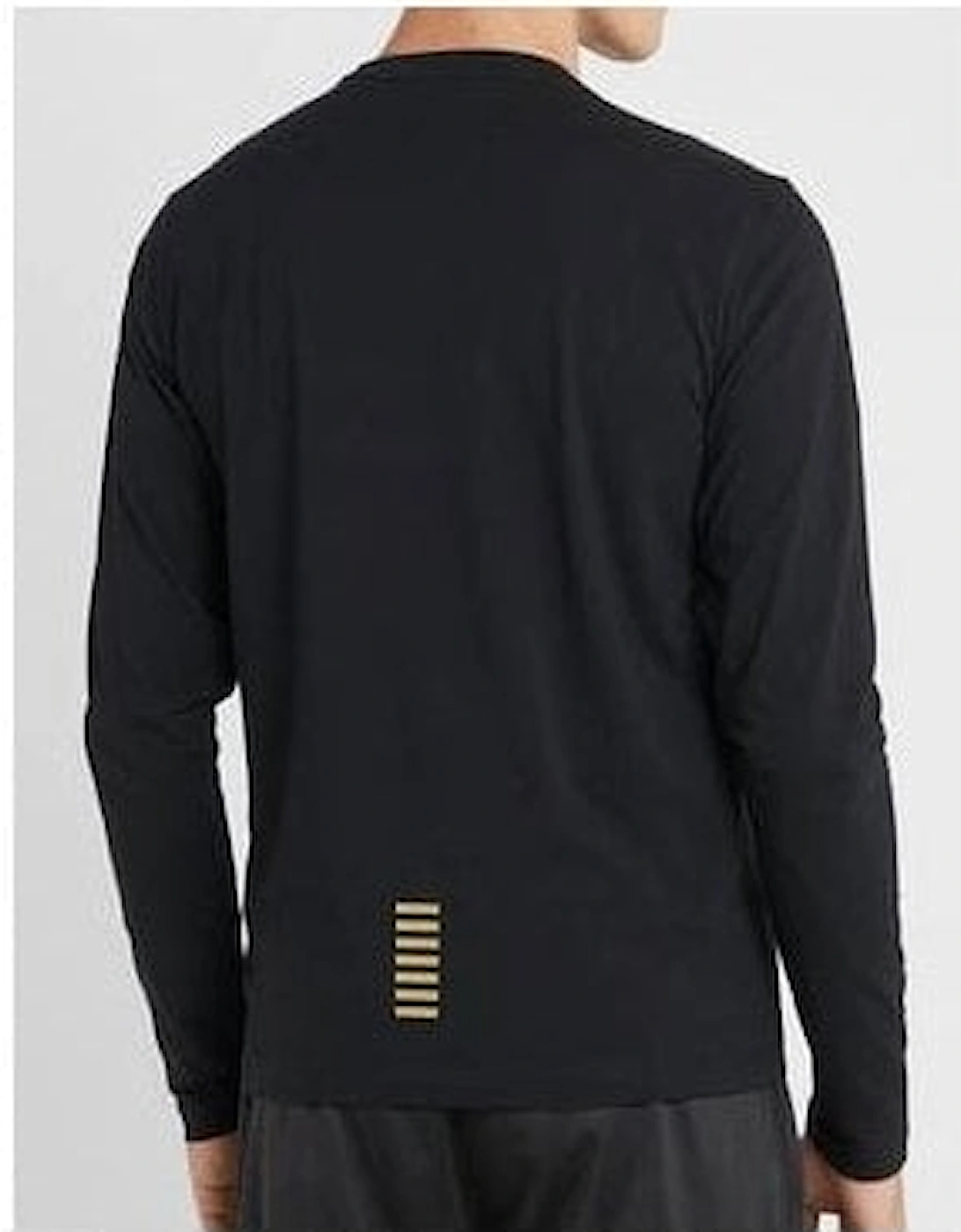 Cotton Black Long Sleeve T-Shirt