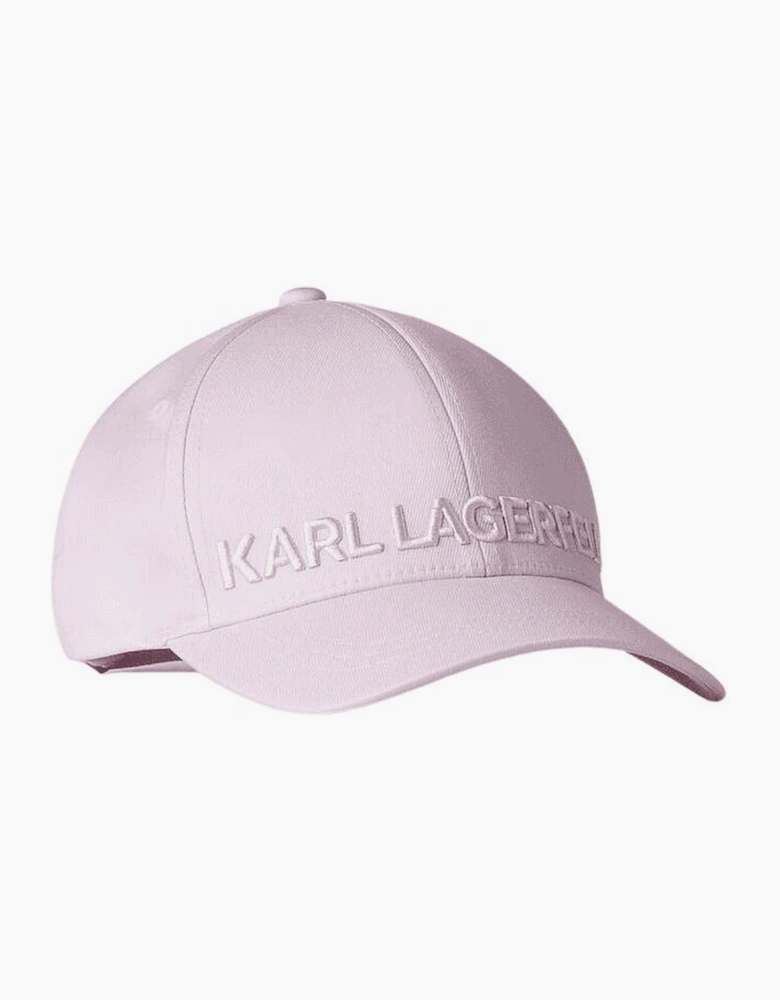 Embroidered Logo Pink Cap