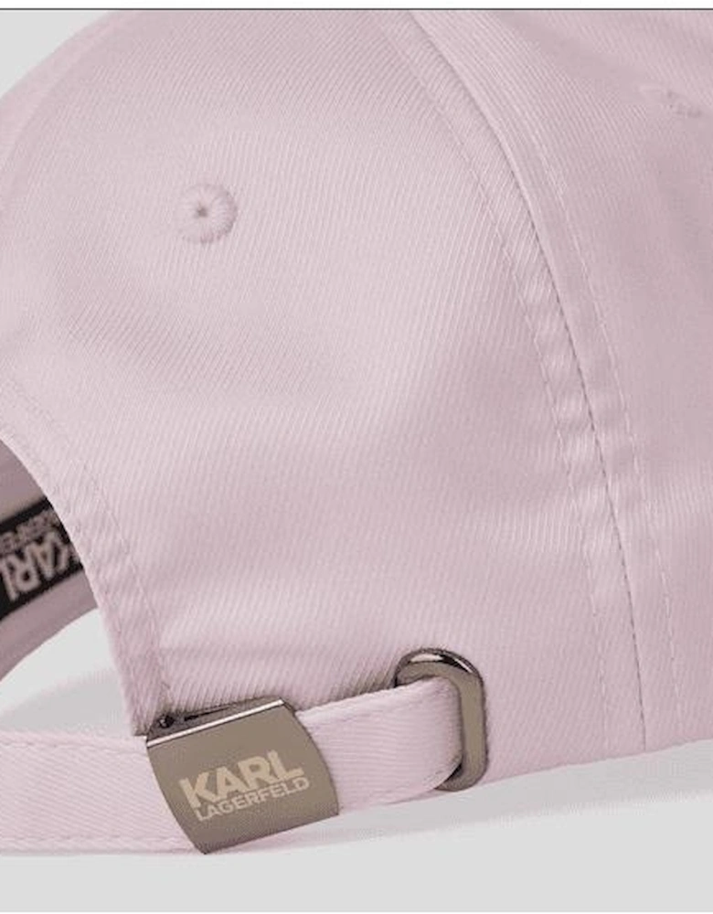 Embroidered Logo Pink Cap