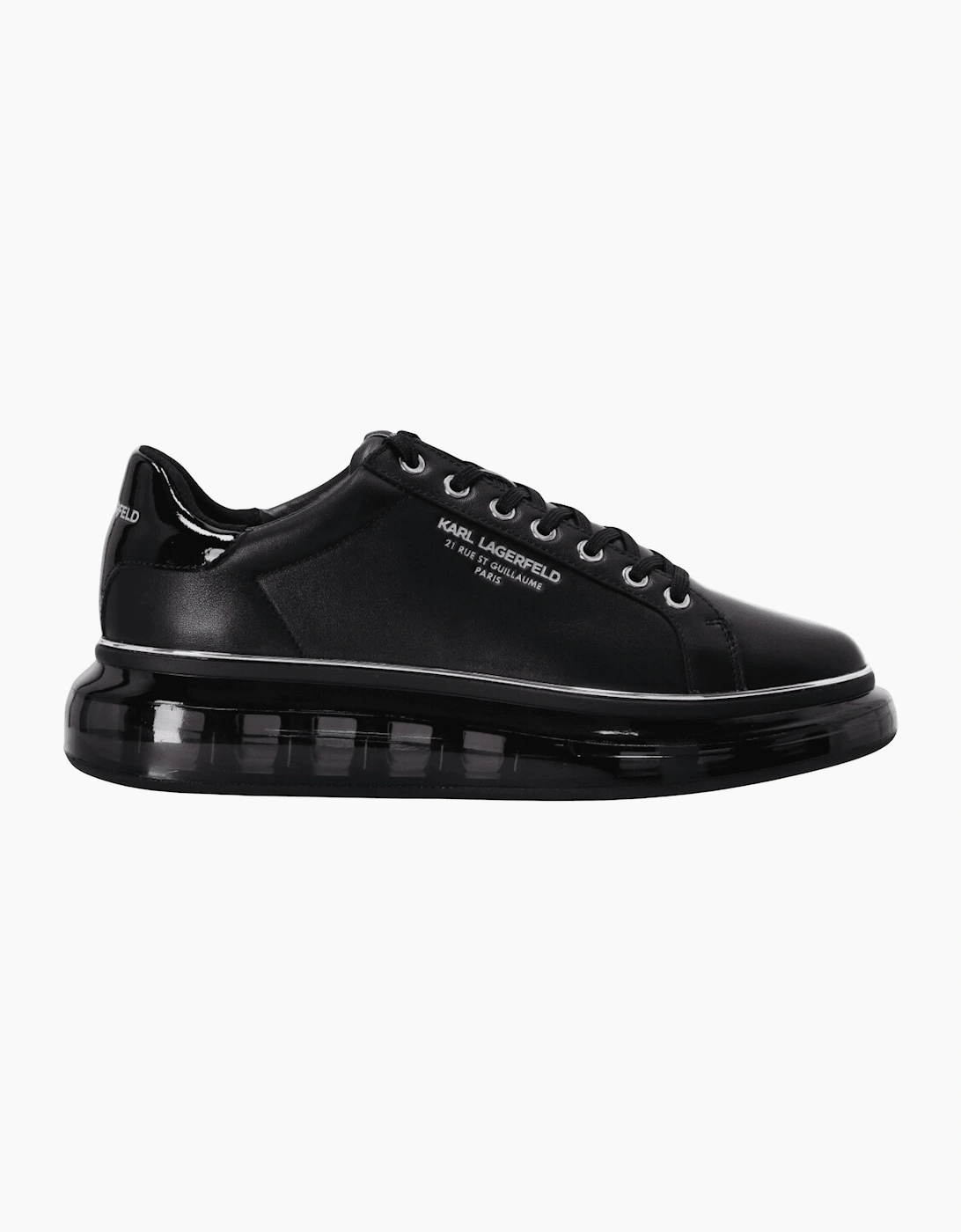 Plexikonic Silver Logo Black Sneaker Trainer