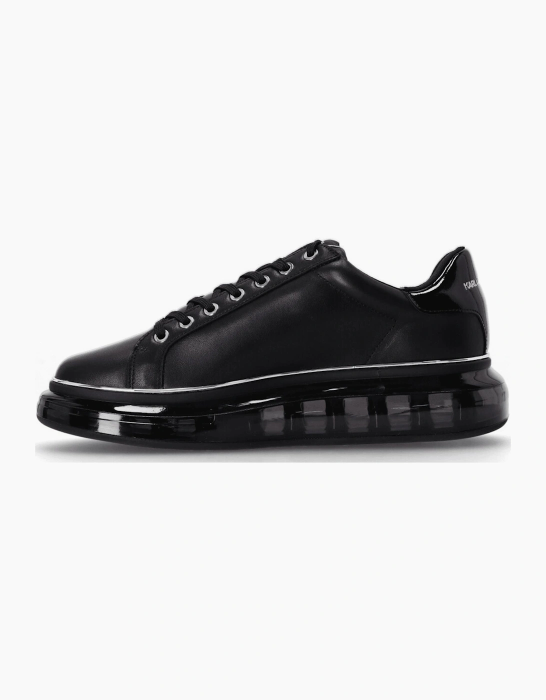 Plexikonic Silver Logo Black Sneaker Trainer