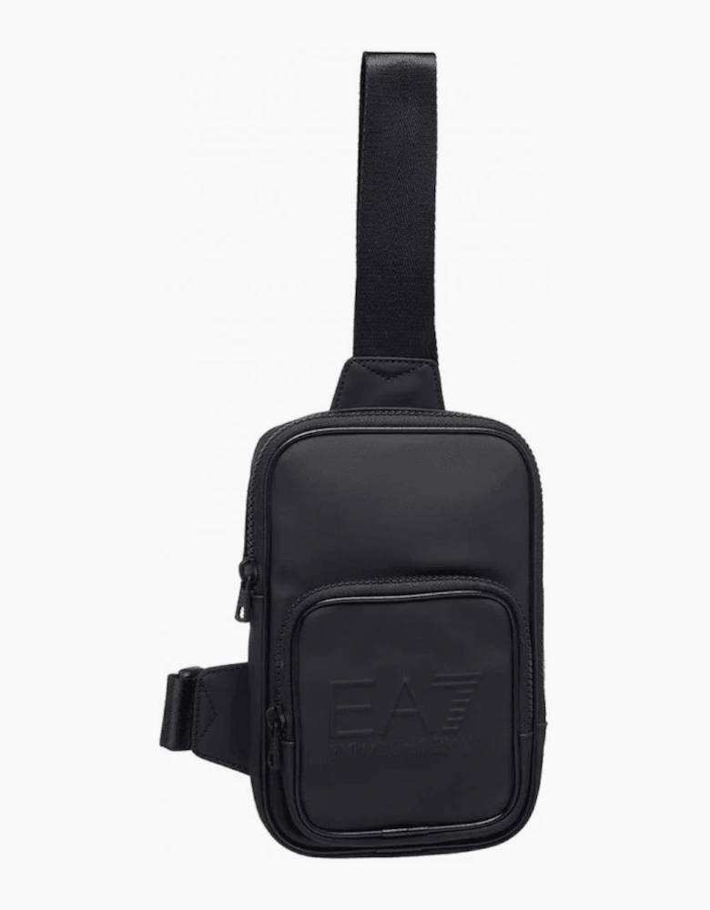 Eco Leather Black Sling Bag