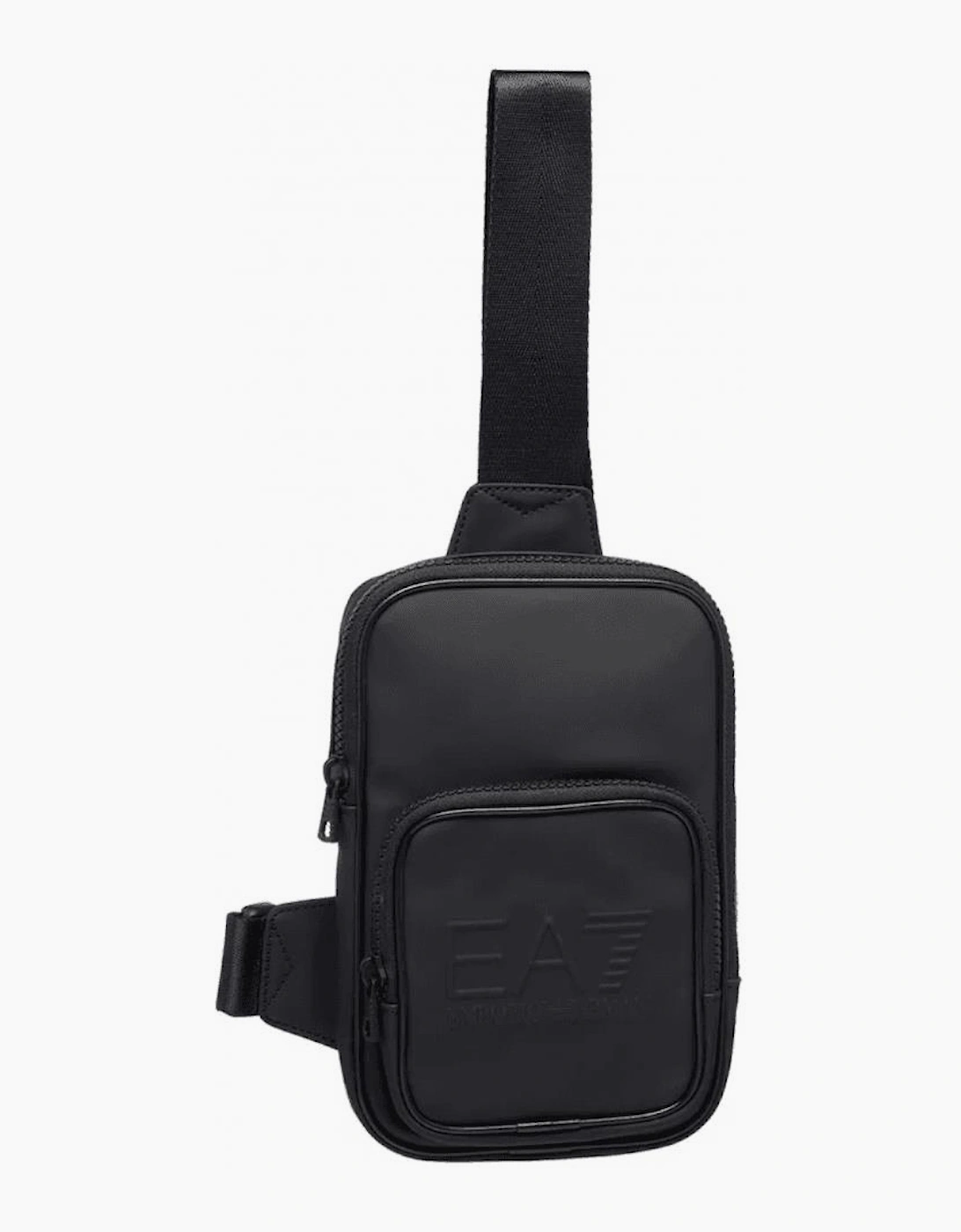 Eco Leather Black Sling Bag