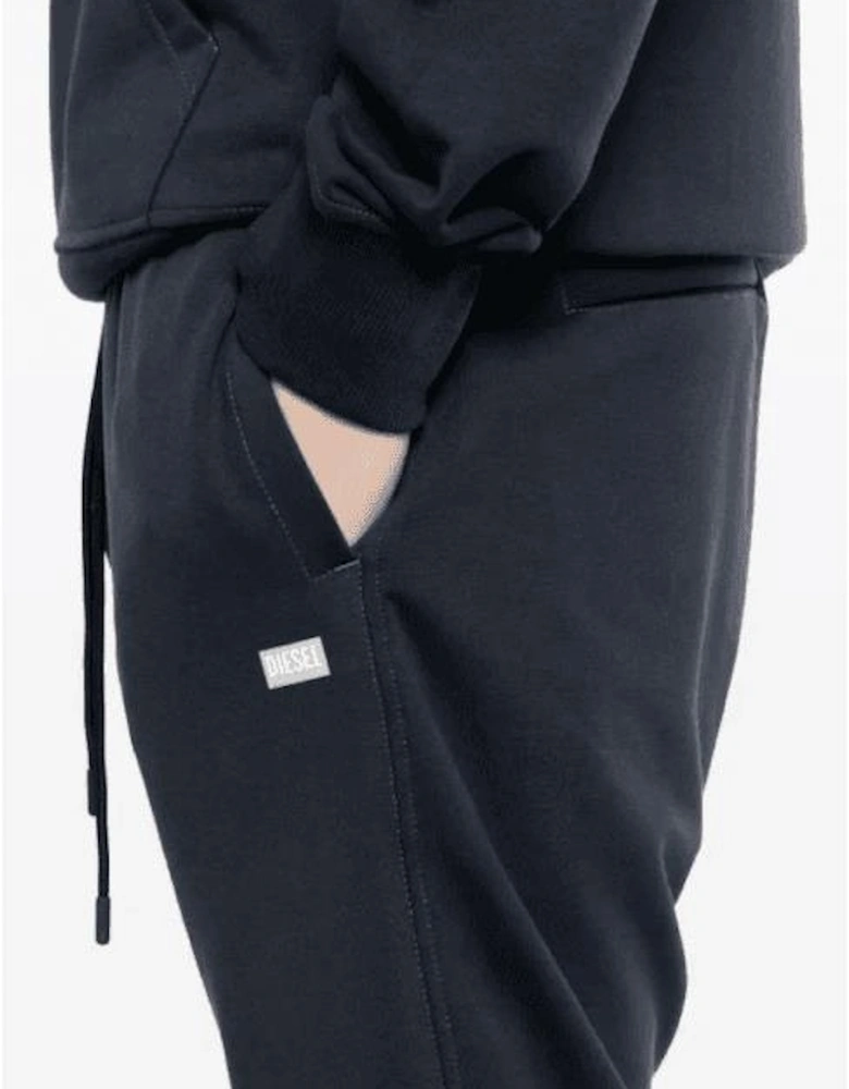 S-Rob Overhead Rubber Logo Hooded Navy Tracksuit