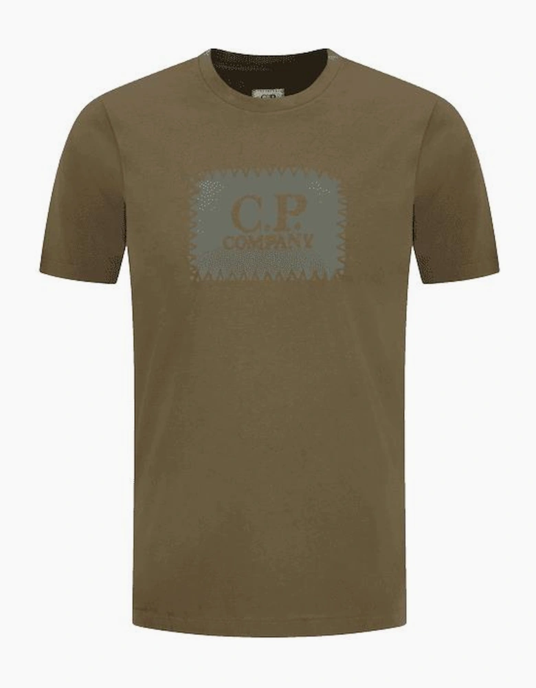 Patch logo Khaki T-Shirt