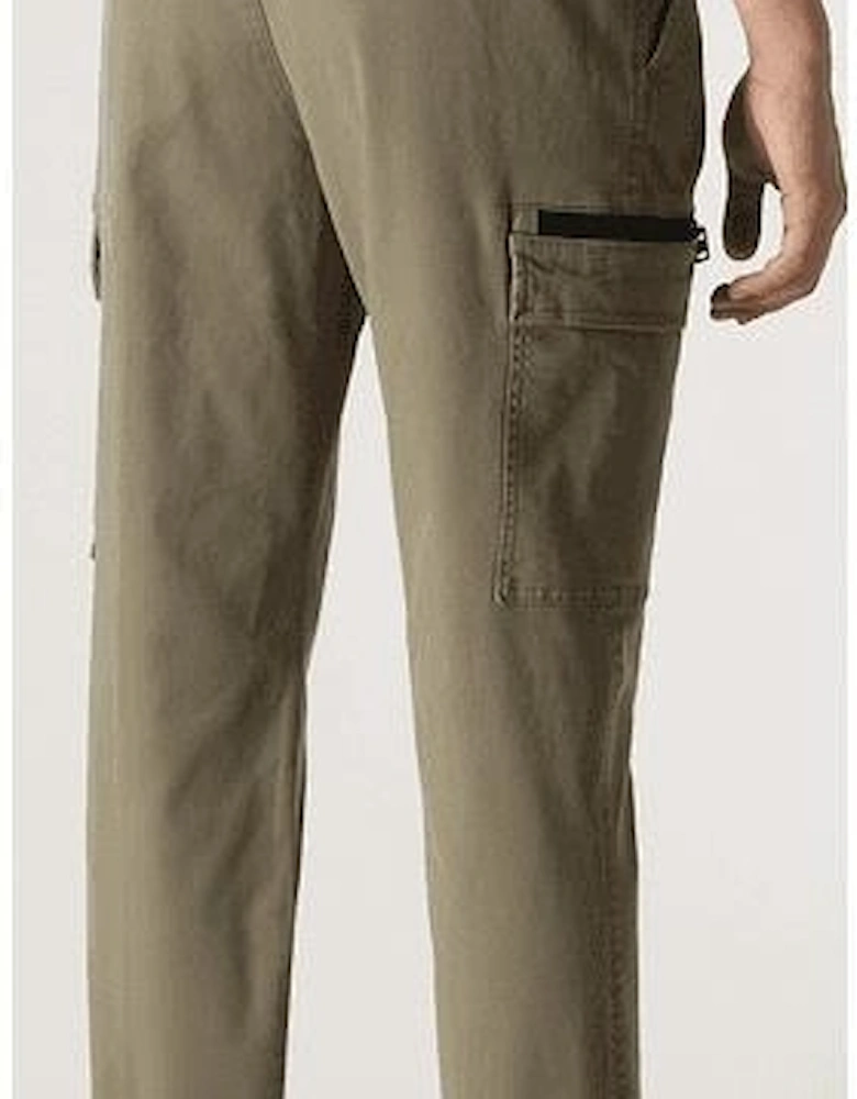 Glian231D Zip Pocket Khaki Cargo Pants