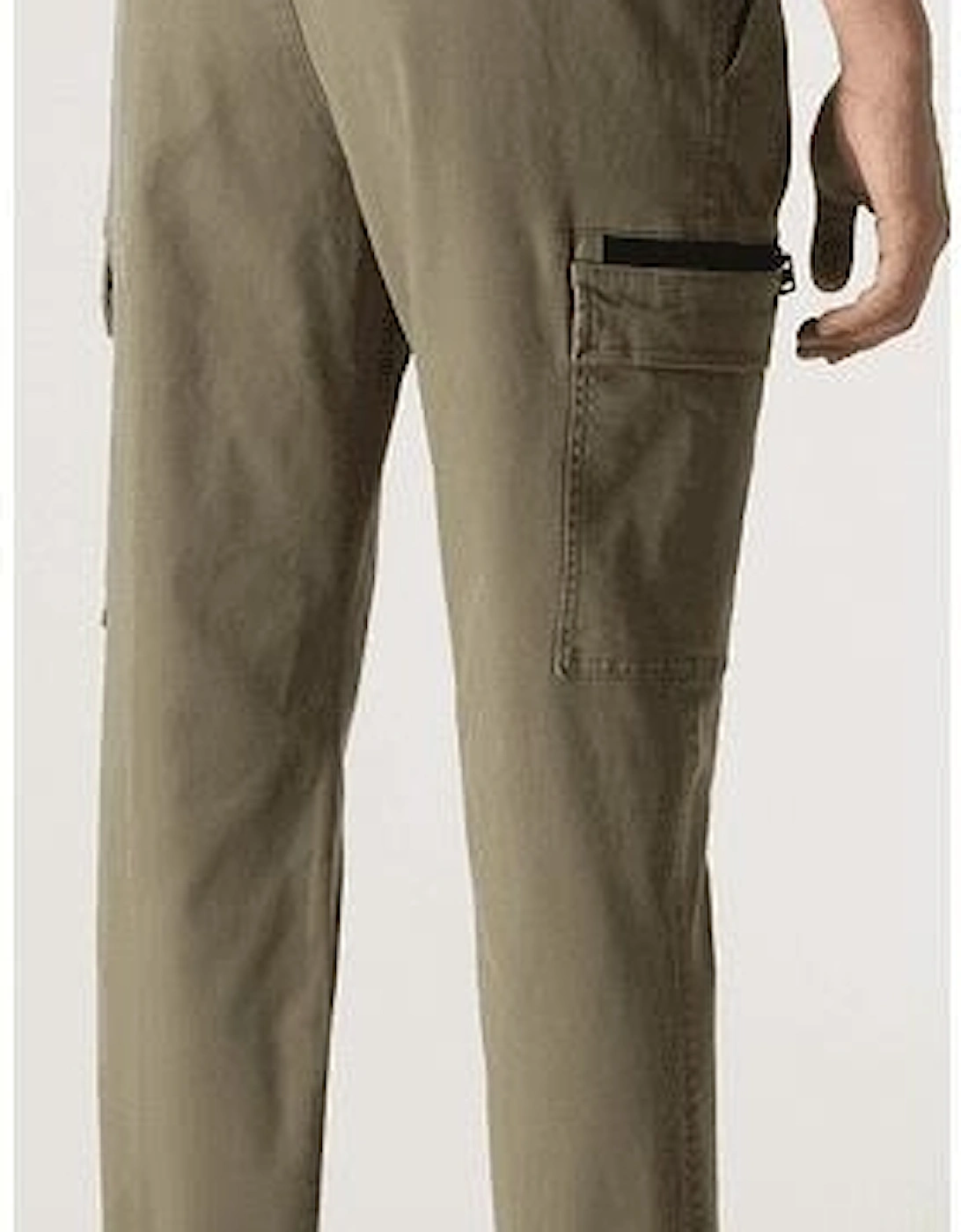 Glian231D Zip Pocket Khaki Cargo Pants
