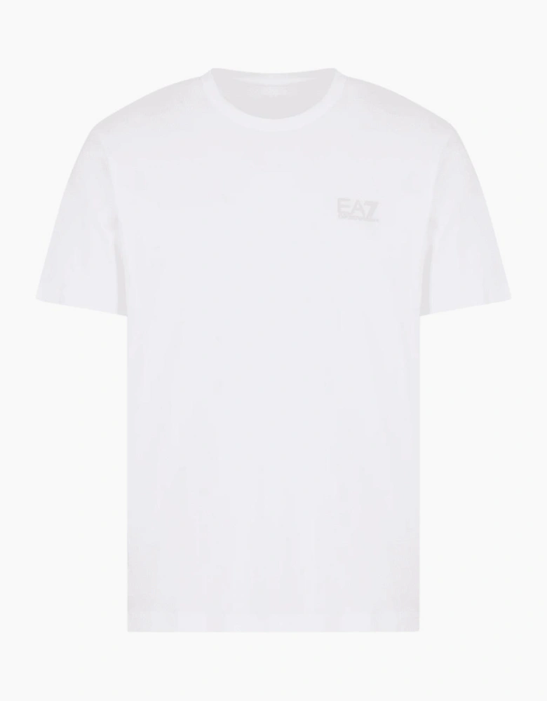 Cotton Basic Logo White T-Shirt