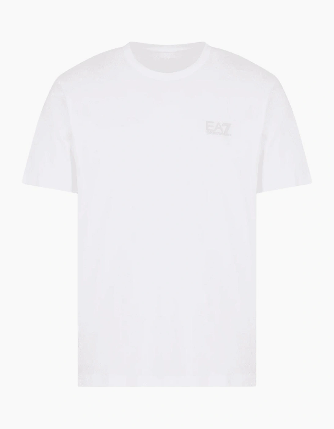 Cotton Basic Logo White T-Shirt
