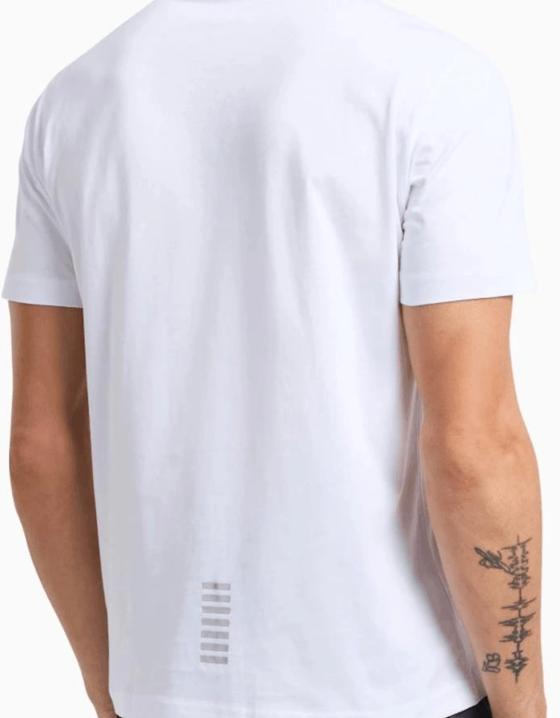 Cotton Basic Logo White T-Shirt