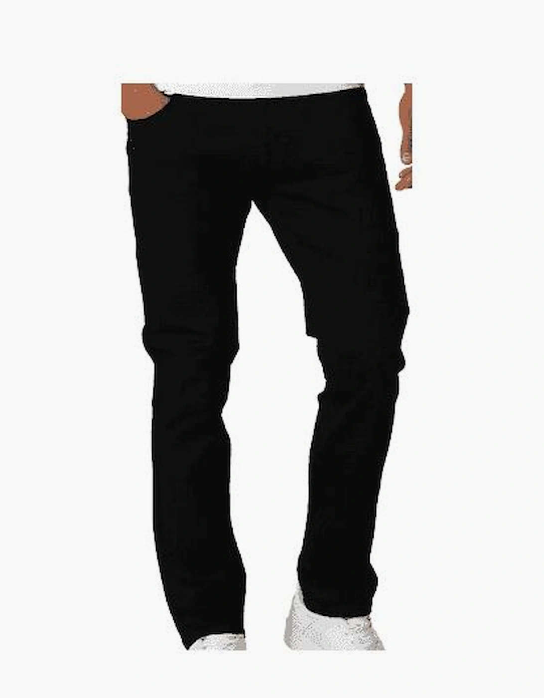 TODD 960 Regular Fit Black Jeans