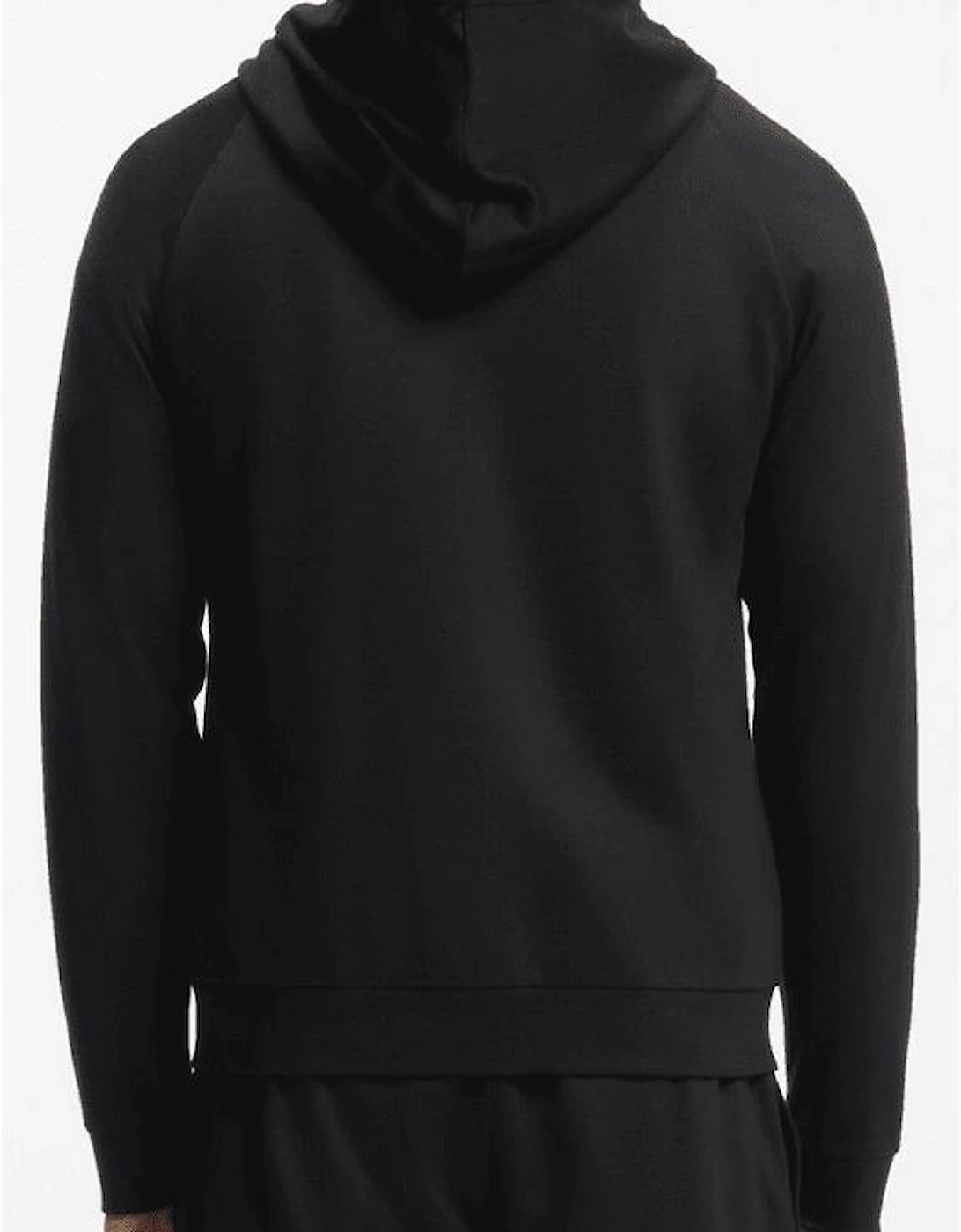 Authentic Cotton Stripe Logo Hooded Black Tracksuit