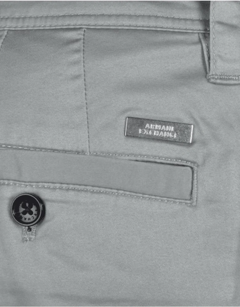Cotton Grey Chino Shorts
