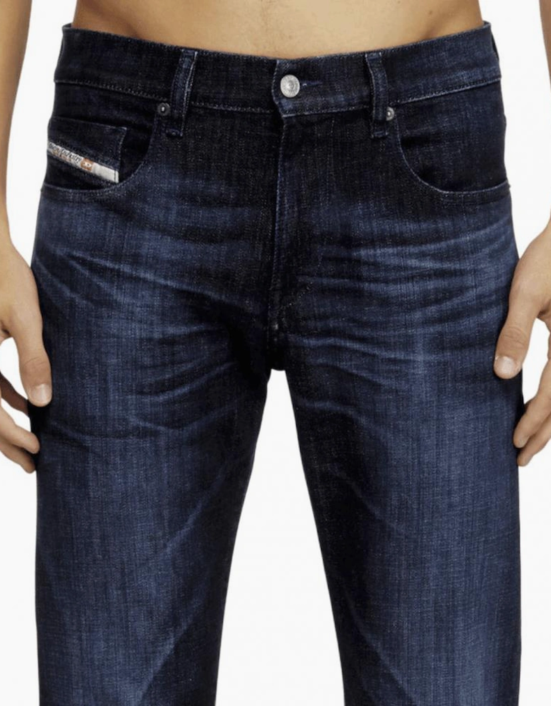 2019 D-STRUKT Slim Fit Dark Blue Jeans