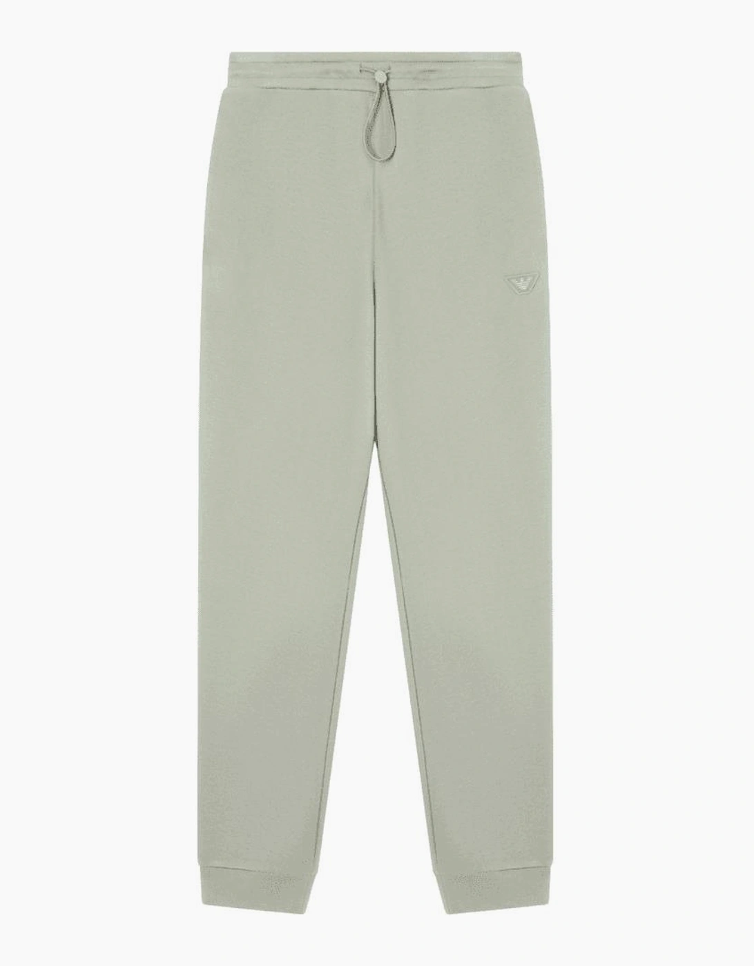 Embroidered Logo Pistachio Green Zip Up Hoodied Tracksuit