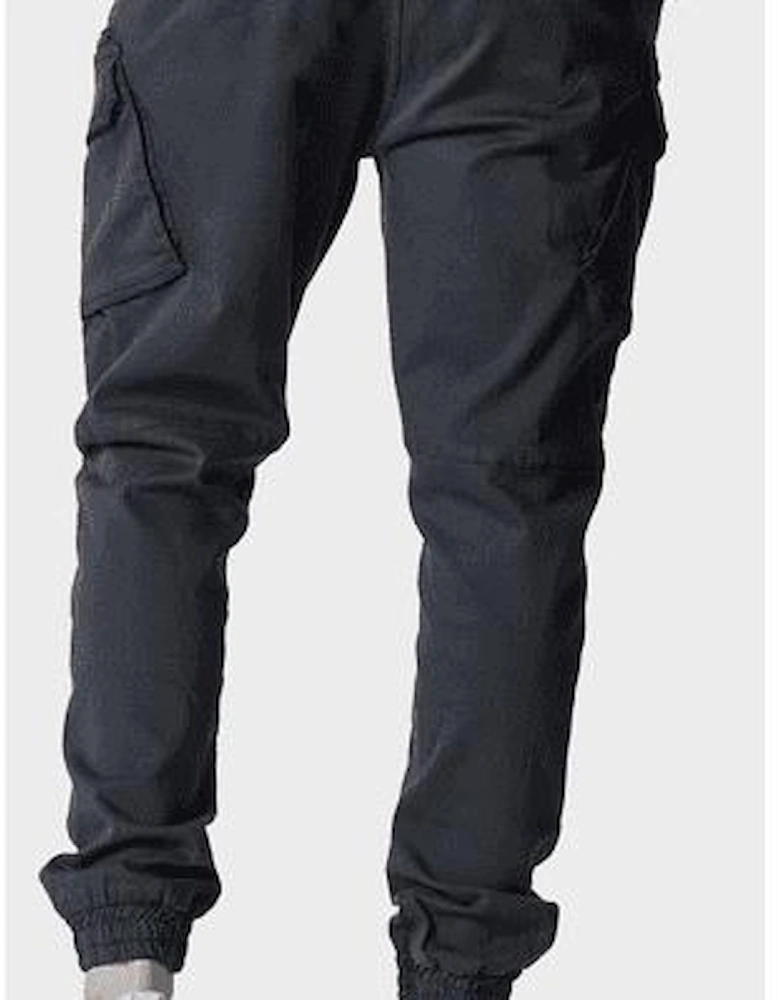 Bonetti Charcoal Grey Slim Fit Cargo Pants