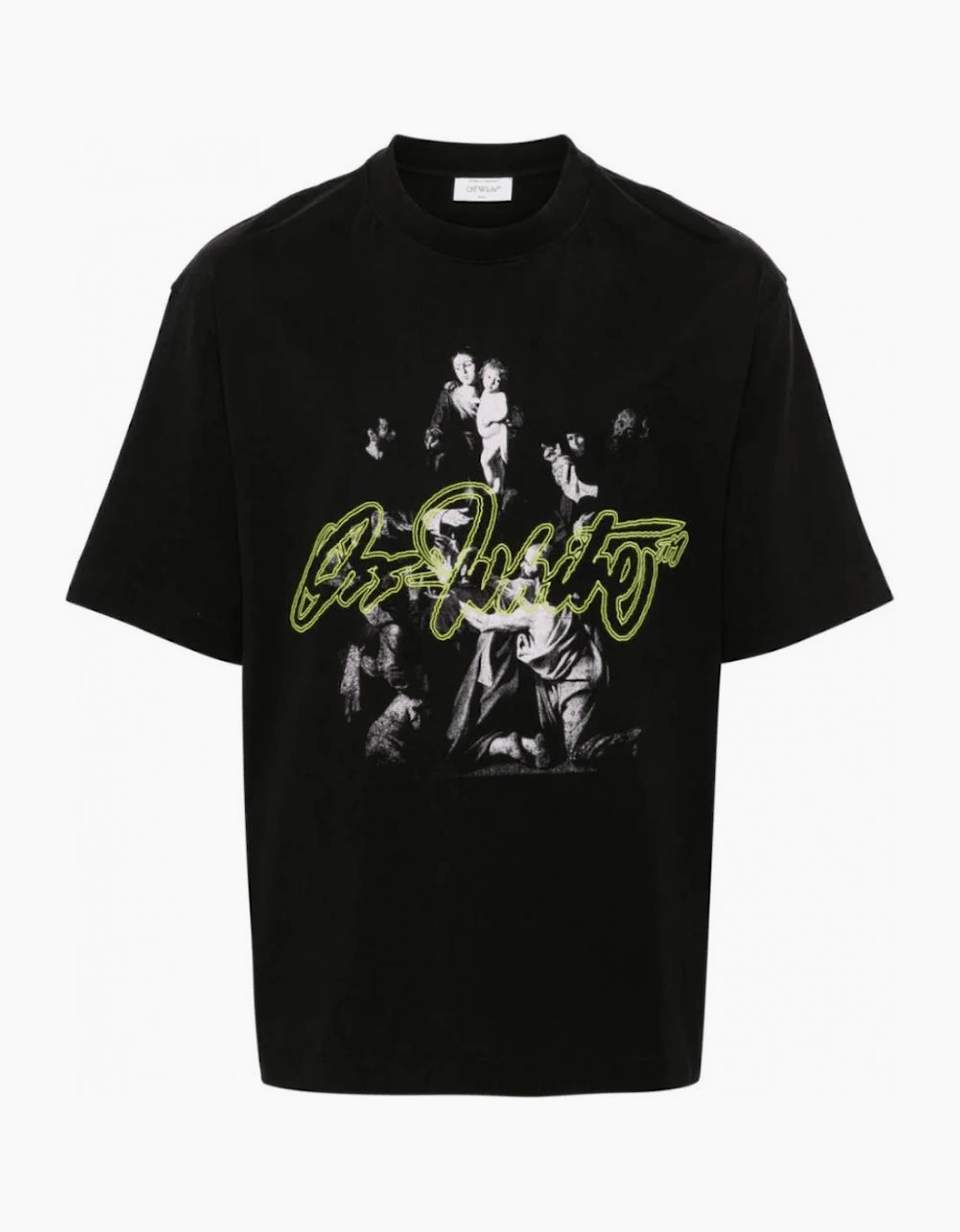 Script Mary Logo Black T-Shirt