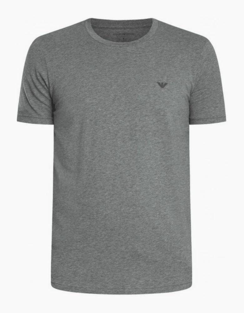 Cotton 2-Pack Round Neck Eagle Logo Navy/Grey T-Shirt