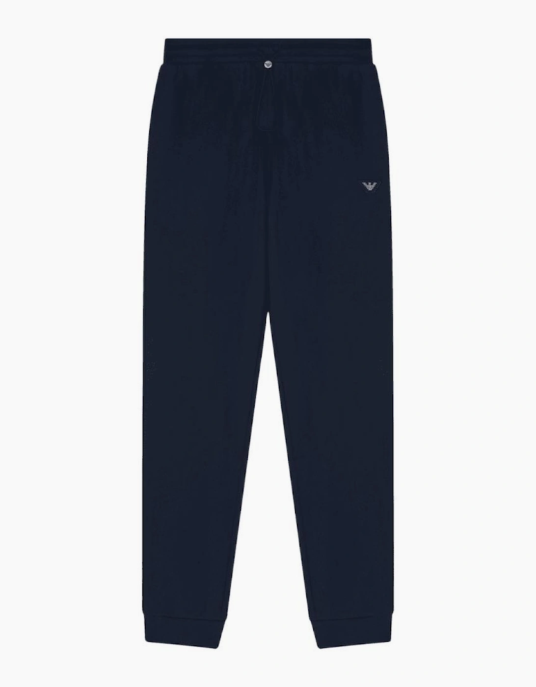 Embroidered Logo Navy Zip Up Hoodied Tracksuit