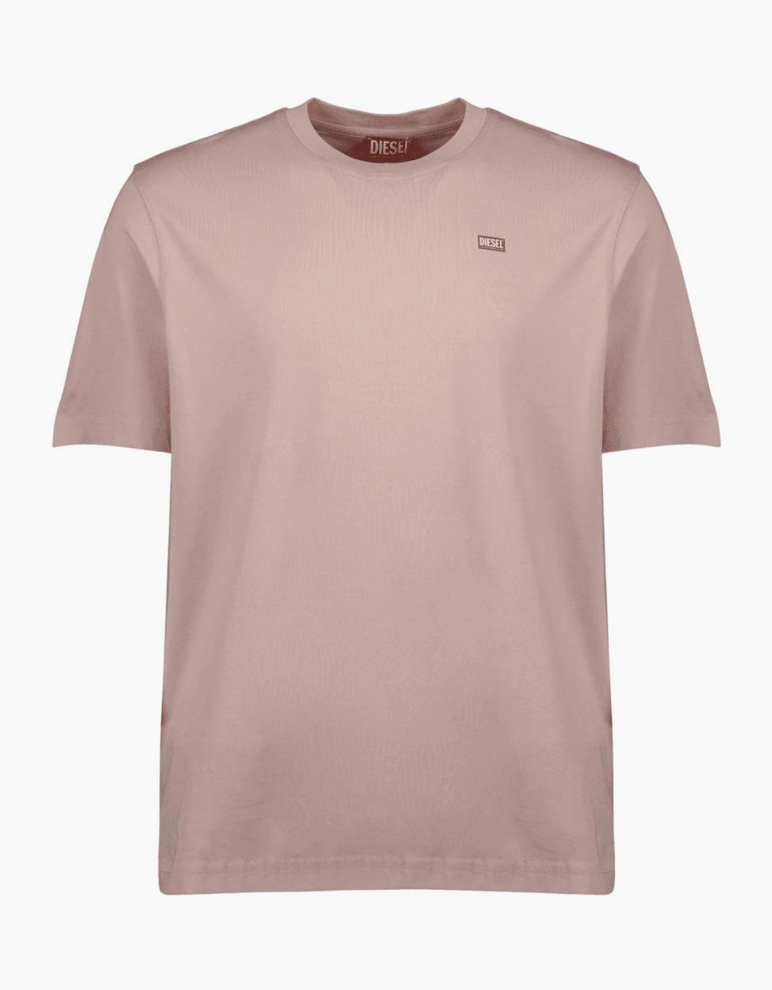 T-Adjust-V10 Rear Logo Salmon Pink T-Shirt